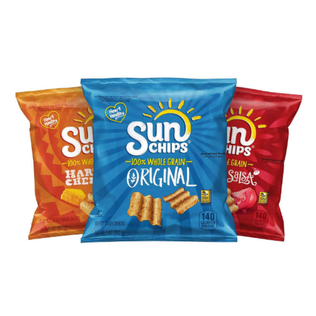 Sunchips Multigrain Chips Variety 1 Ounce - Pack of 40