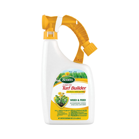 Scotts Liquid Turf Builder, 32 fl. oz - with Plus 2 Weed Control Fertilizer