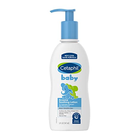 Cetaphil Baby Eczema Soothing Lotion with Colloidal Oatmeal , Itchy and Irritated Skin - 5 Fl. Oz
