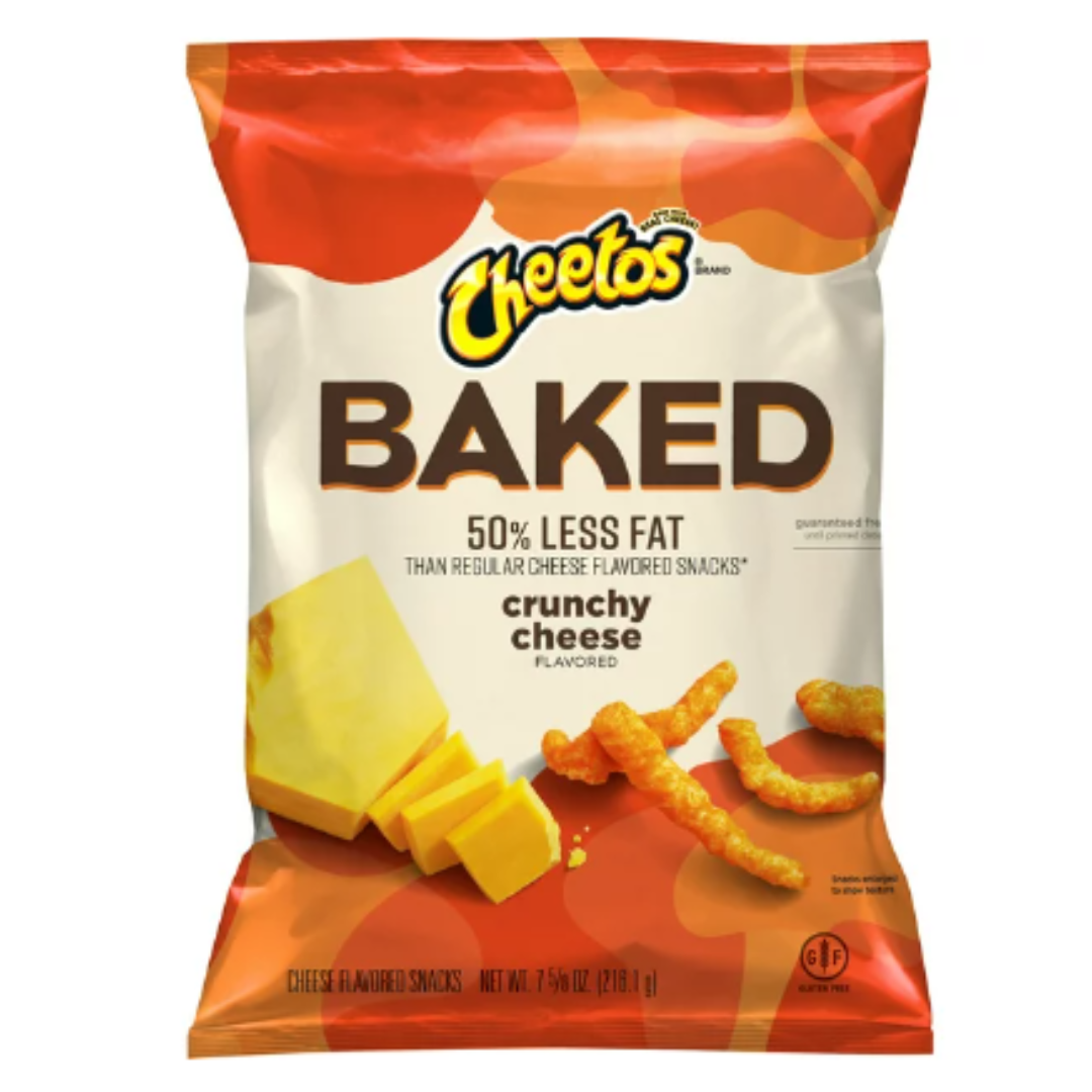 Cheetos Baked Crunchy Cheese Flavored Snacks, 7.625 Ounce
