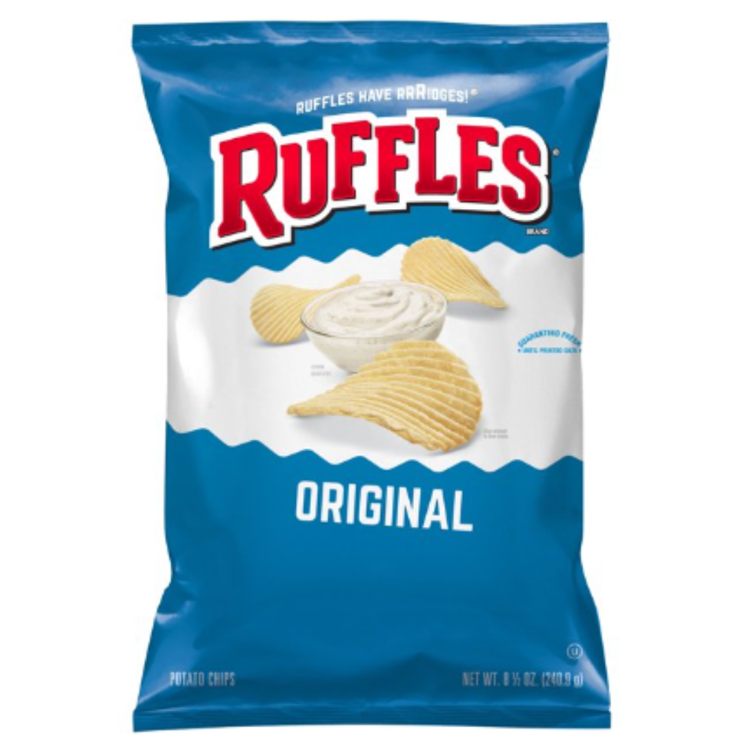 Ruffles Potato Chips Original 8.5 Ounce