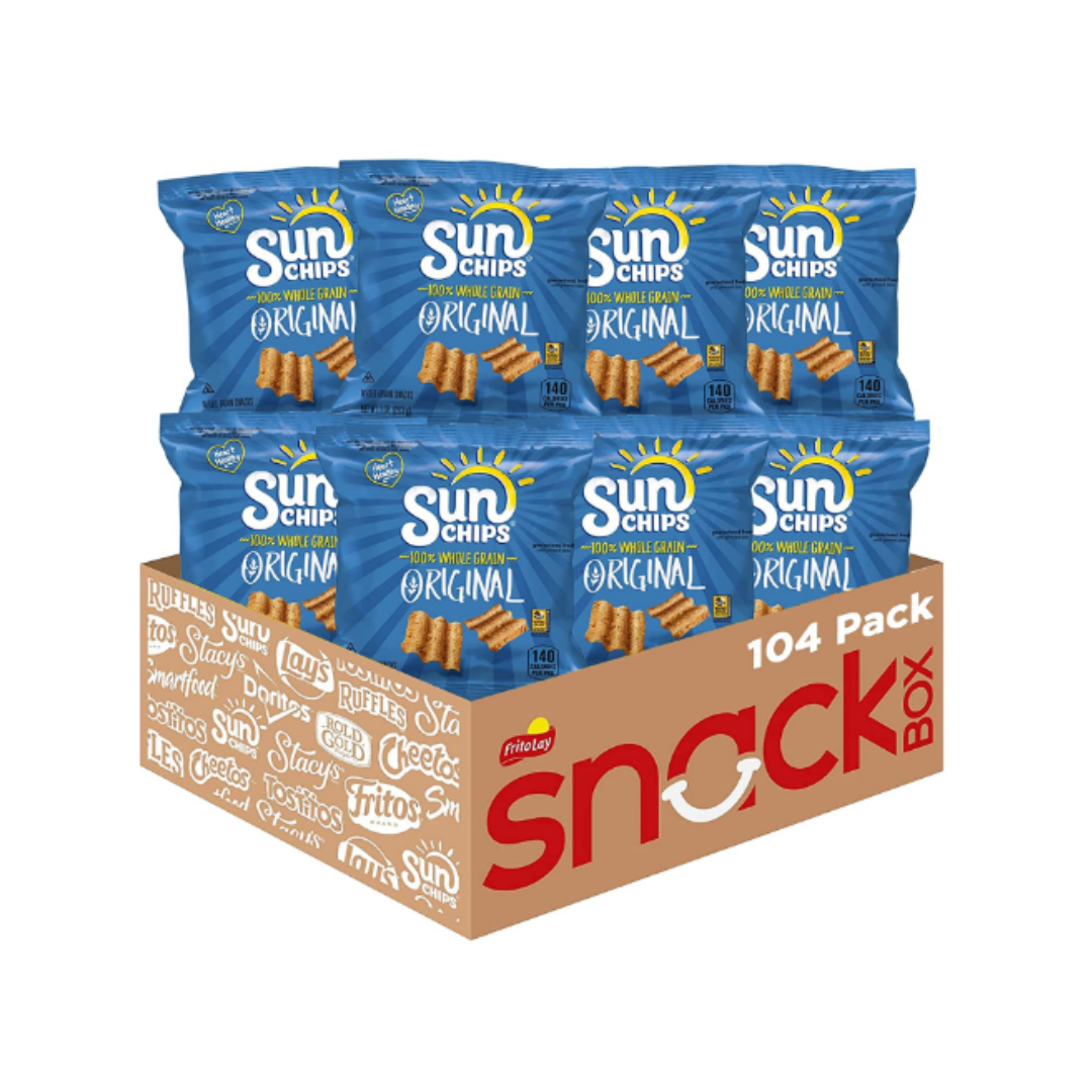 SunChips Original Multigrain Snacks, 1 Ounce - Pack of 104