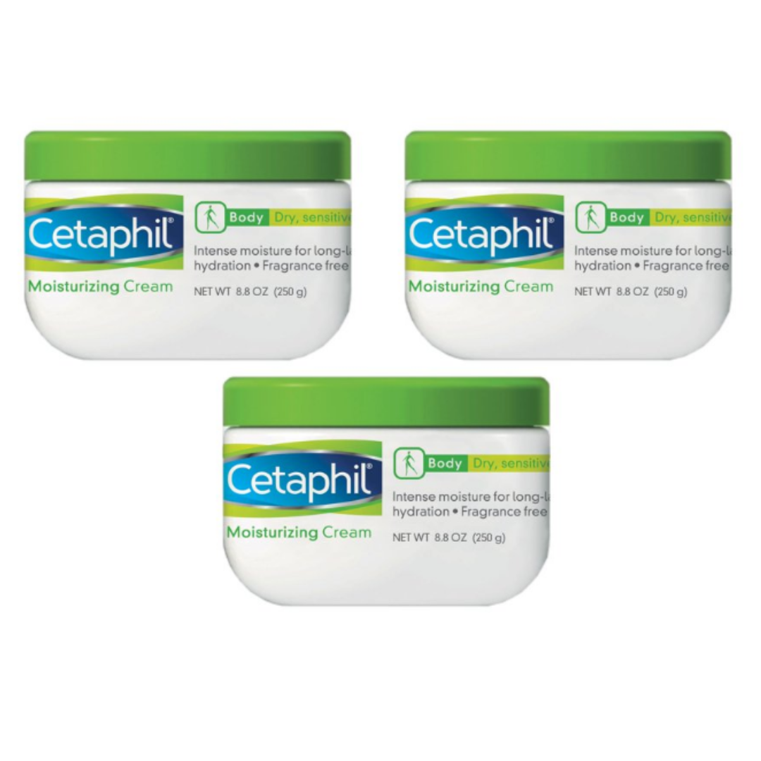 CETAPHIL Moisturizing Cream - 8.8 oz (Pack of 3)