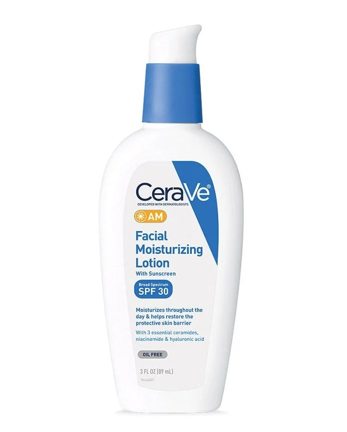 CeraVe AM Facial Moisturizing Lotion, 3 Oz - with Sunscreen