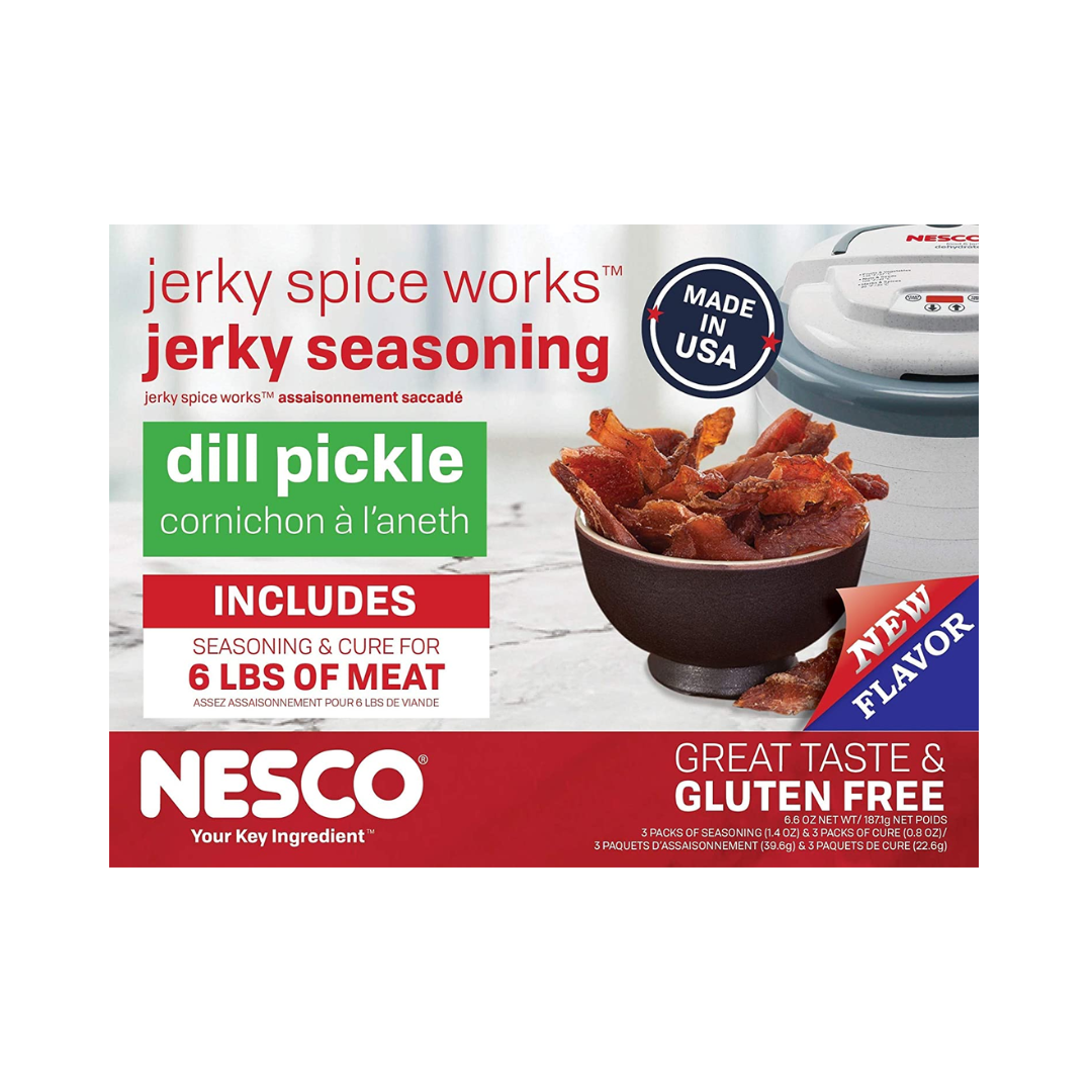 Nesco Dill Pickle Jerky Seasoning, 6.6 Ounce - Pack of 6