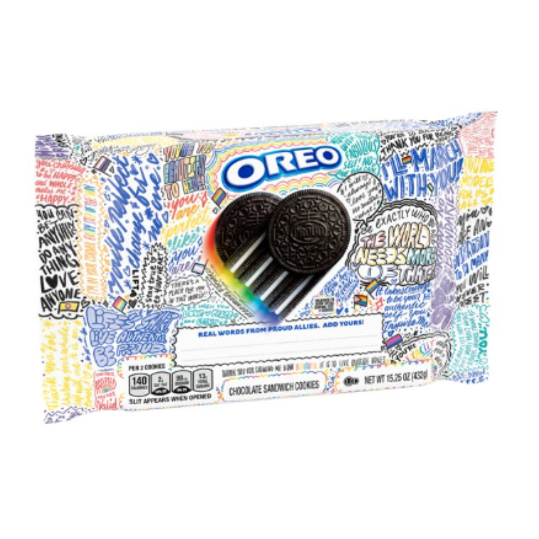 OREO Pride Chocolate Sandwich Cookies, 15.25 Ounce