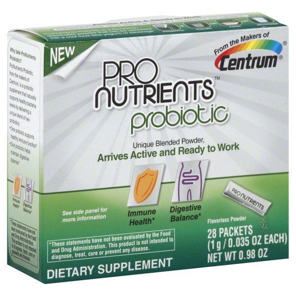 Centrum ProNutrients Probiotic, 28-Count