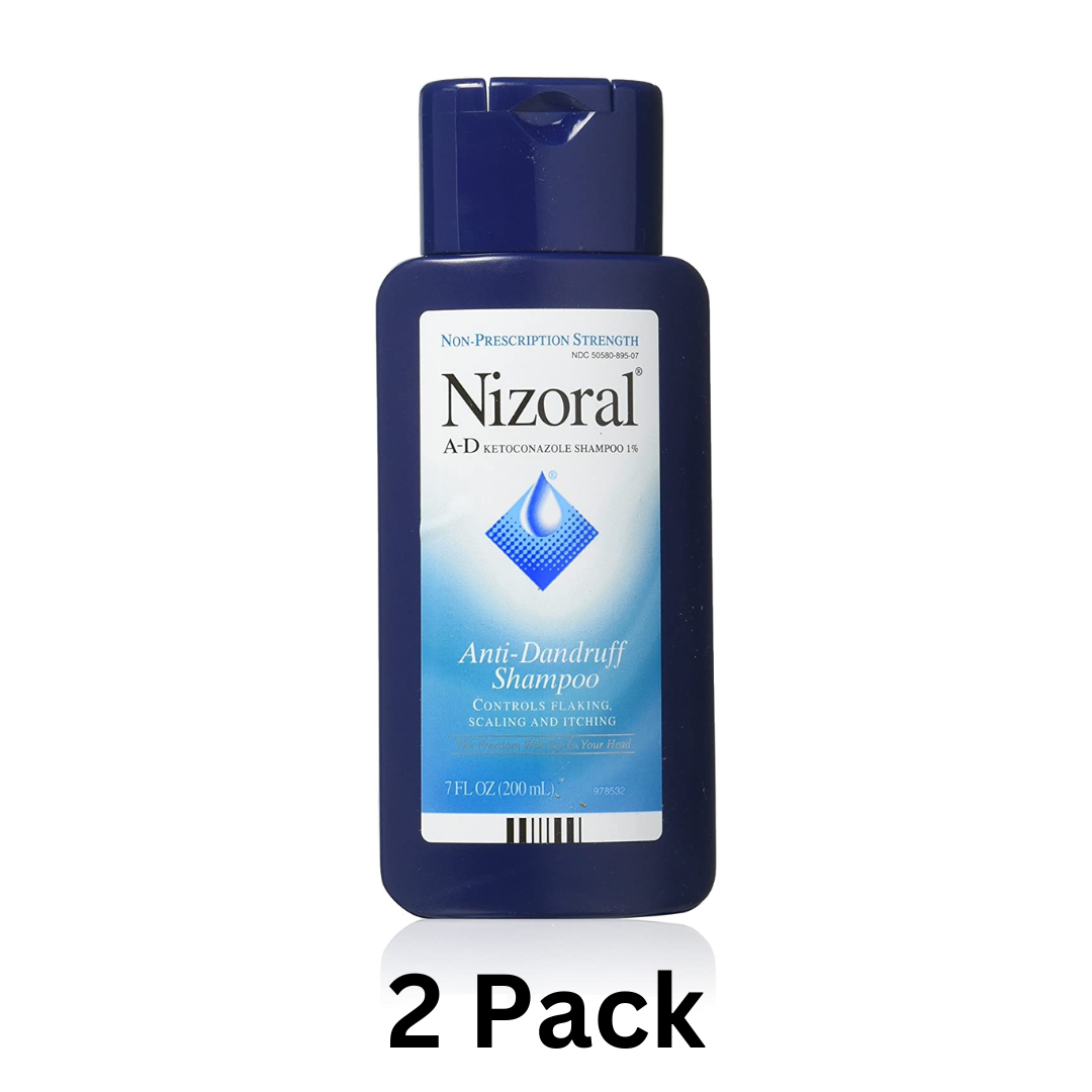 Nizoral Anti-Dandruff Shampoo, 7 Fl Ounce - Pack of 2