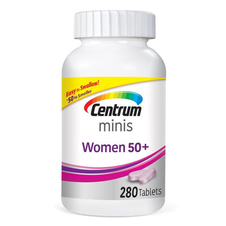 Centrum Minis Women 50+ (280 Count) Multivitamin/Multimineral Supplement Tablets