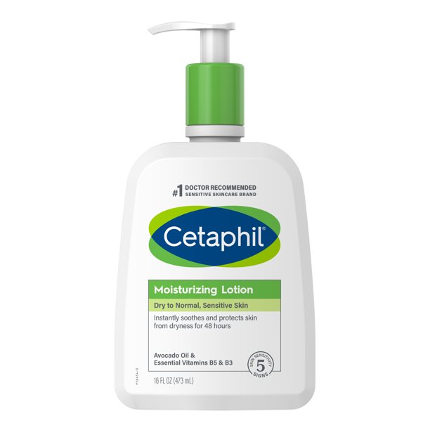 Cetaphil Moisturizing Lotion for Dry to Normal, Sensitive Skin, 16 Oz