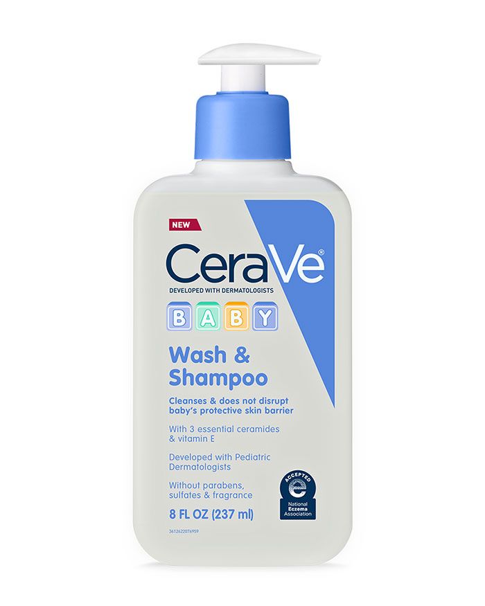 CeraVe Baby Wash & Shampoo, 8 Oz