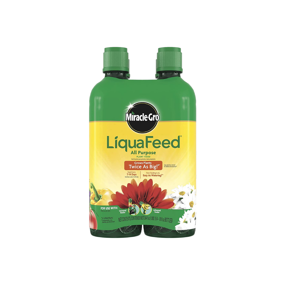 Miracle-Gro Liquafeed All Purpose Plant Food, 16 Oz - 4 Pack of Bottles