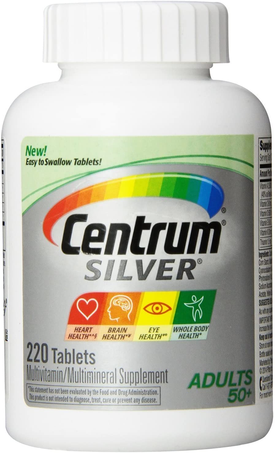 Centrum Silver Multivitamin, 220 Tablets (2 pack)