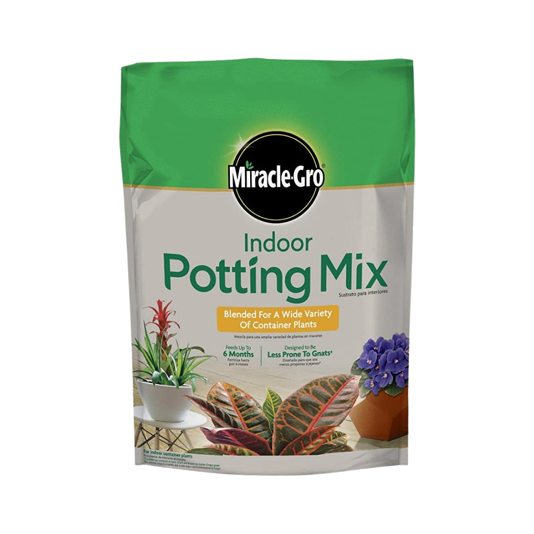 Miracle-Gro Indoor Potting Mix, 16 qt. - Blended For A Wide Variety Of Container Plants