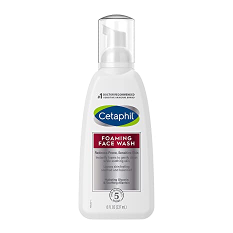 CETAPHIL Redness Relieving Foaming Face Wash for Sensitive Skin - 8 fl oz