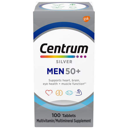 Centrum Silver Men's 50+ Tablets 100 Tablets