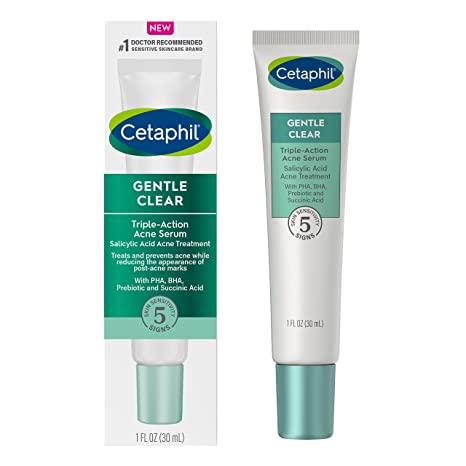 Cetaphil Gentle Clear Triple-Action Acne Treatment Serum - 1oz