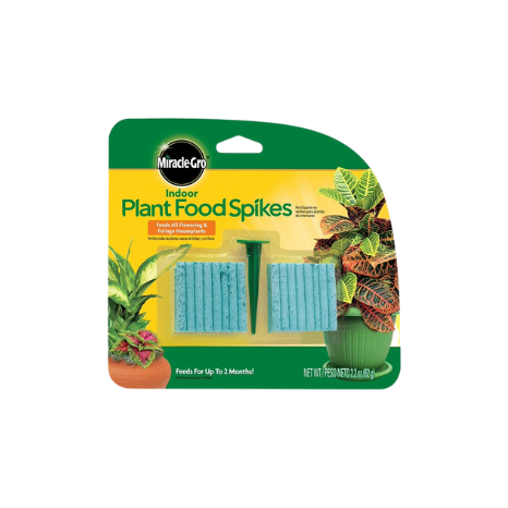 Miracle-Gro Indoor Plant Food Spikes, 2.2 Oz - 48 Spikes