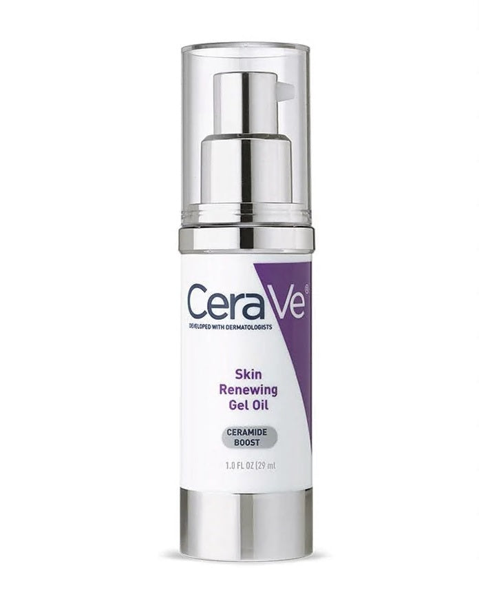 CeraVe Skin Renewing Gel Oil, 1 Oz - with Ceraplex, a unique 5 Ceramide & Sunflower Blend
