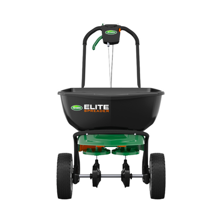 Scotts Elite Spreader - holds up to 20,000 sq. ft. of Scotts lawn product