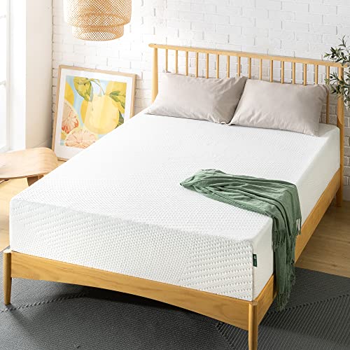 ZINUS 12 Inch Green Tea Essential Memory Foam /Bed-in-a-Box/AffordableMattress/CertiPUR-US Certified, Queen, White