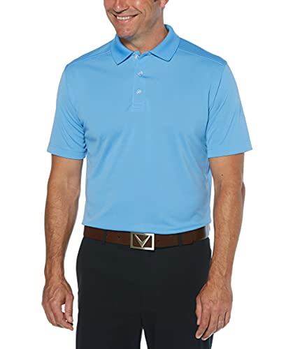 Callaway Men's Standard Short Sleeve Core Performance Golf Polo Shirt with Sun Protection (Size Small-4X Big & Tall), Provence, XX-Large