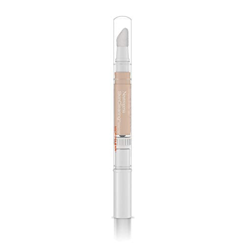 Neutrogena SkinClearing Blemish Concealer Face Makeup with Salicylic Acid Acne Medicine, Non-Comedogenic and Oil-Free Concealer Helps Cover, Treat & Prevent Breakouts, Medium 15,.05 oz