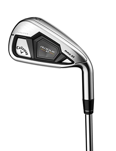 Callaway Golf Rogue ST MAX OS Individual Iron (Right Hand, Steel Shaft, Stiff Flex, 6 Iron)