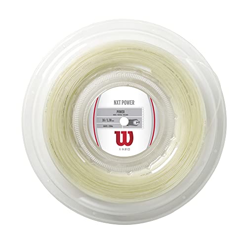 Wilson NXT Power 18 Tennis String - Set, White