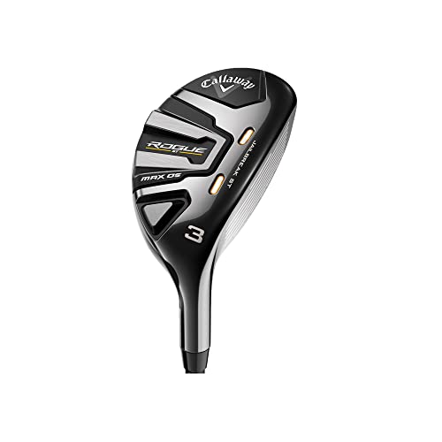 Callaway Golf 2022 Rogue ST Max OS Hybrid (Right Hand, Graphite Shaft, Light Flex, 8 Hybrid),Silver