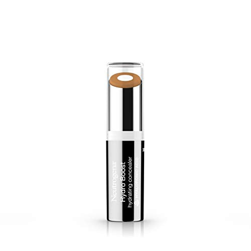 Neutrogena Hydro Boost Hydrating Concealer Stick for Dry Skin, Oil-Free, Lightweight, Non-Greasy and Non-Comedogenic Cover-Up Makeup with Hyaluronic Acid, 50 Deep, 0.12 Oz