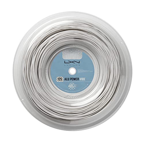 WILSON Luxilon ALU Power Vibe 125 Tennis String - 200m Reel, Pearl