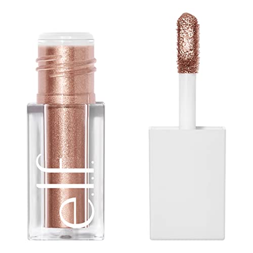 e.l.f. Liquid Metallic Eyeshadow, Gel Formula, High-Impact Multi-Dimensional Finish, One-Swipe Coverage, Comet, 0.1 Fl Oz (3mL)