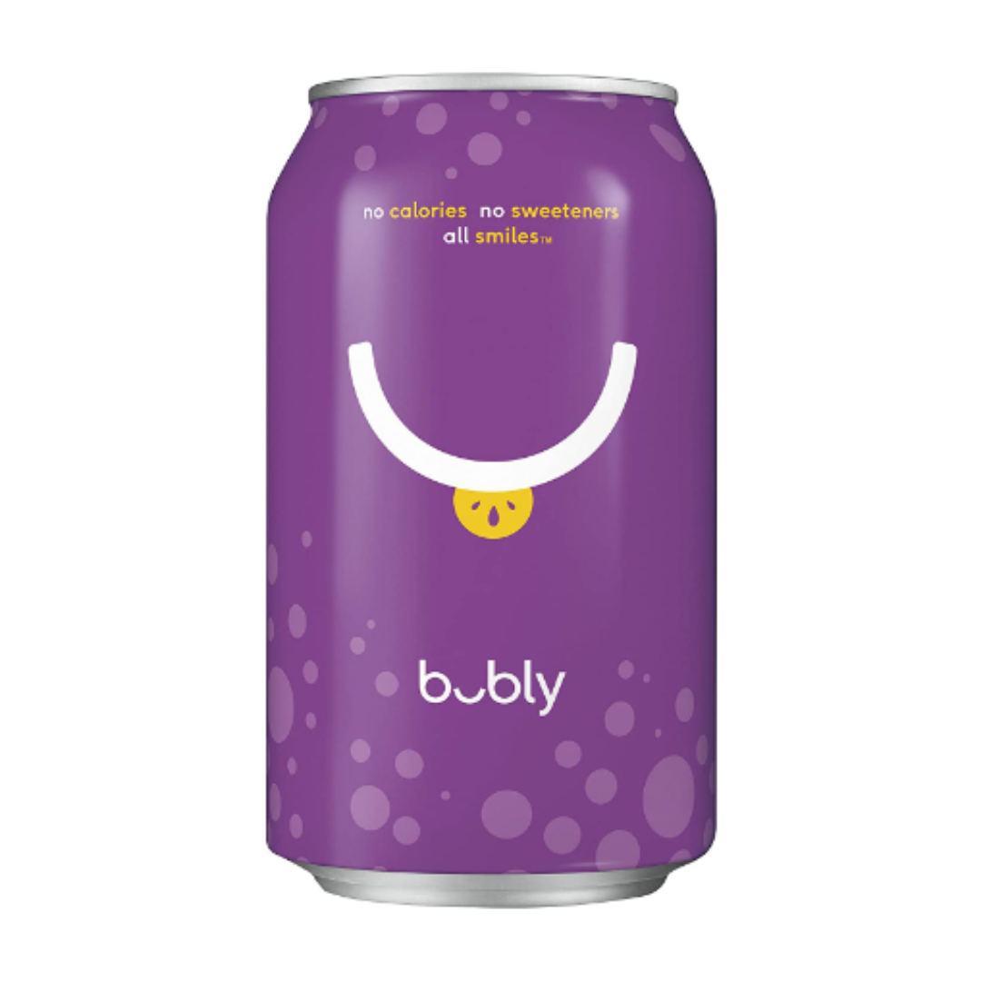 Bubly Bounce Sparkling Water, Passionfruit, 12 Ounce - Pack of 18