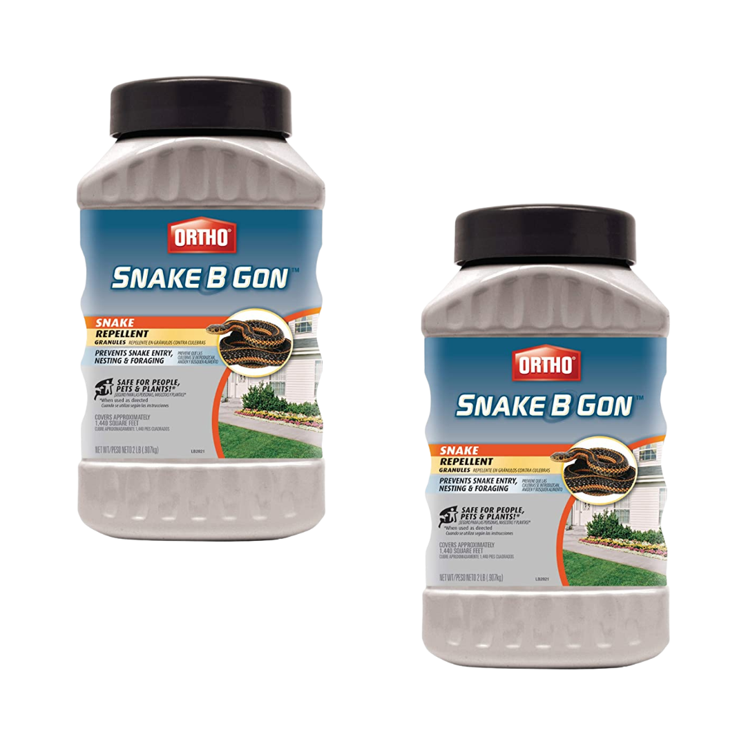 Ortho Snake B Gon Snake Repellent Granules, 2 Lbs. - Prevent Snake Entry, Nesting & Foraging