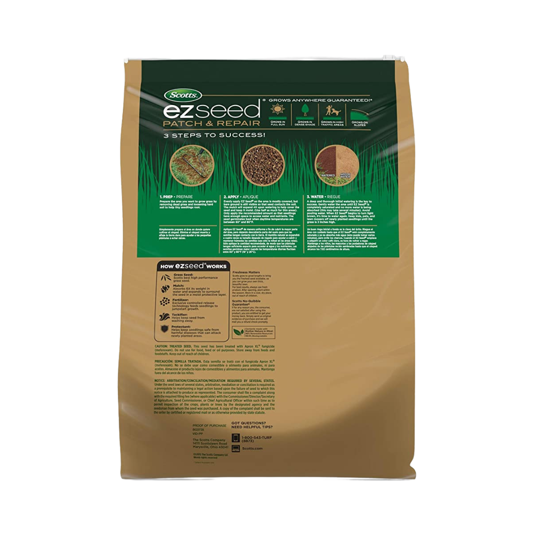 Scotts EZ Seed Patch and Repair Sun and Shade, 20 Lb. - Grows Anywhere Guaranteed