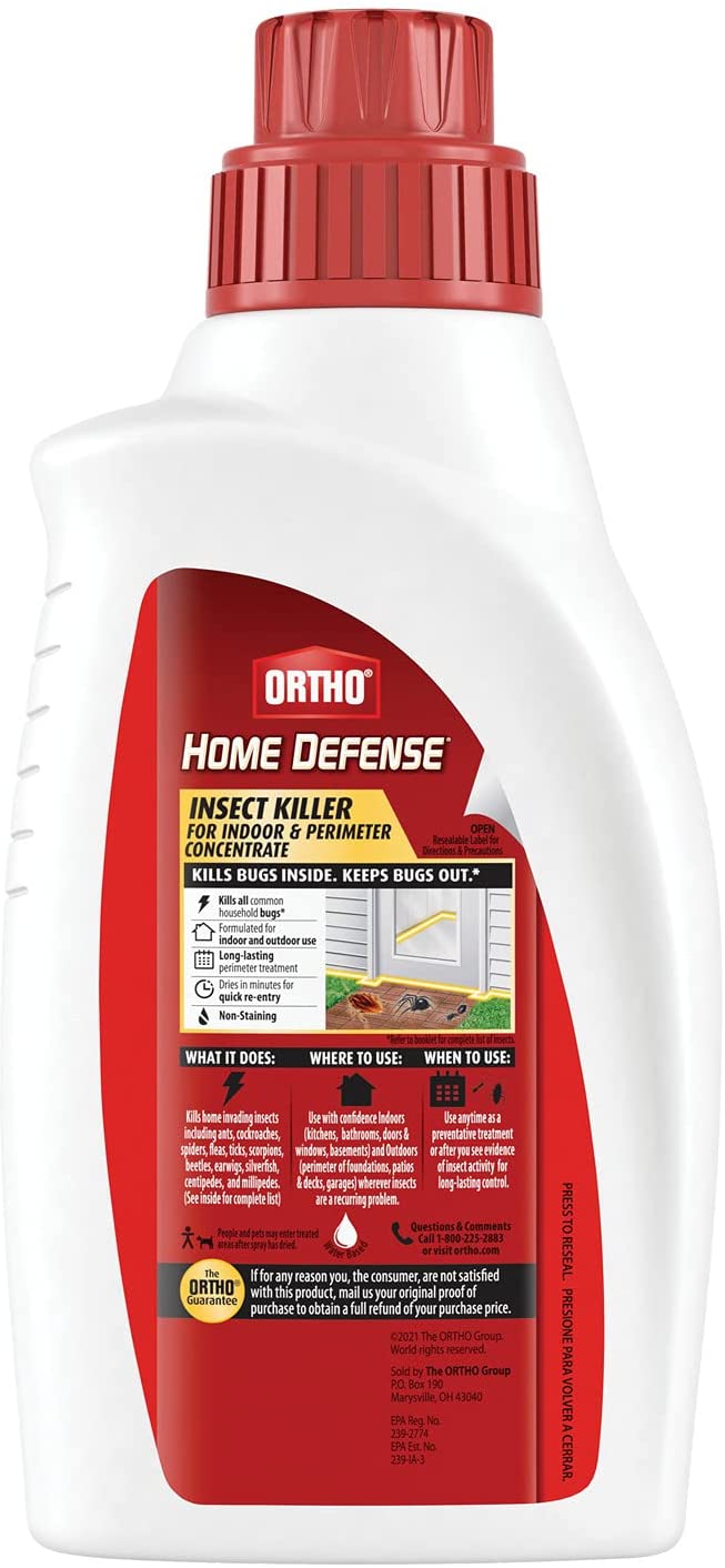 Ortho Home Defense Insect Killer for Indoor and Perimeter Concentrate, 32 Oz