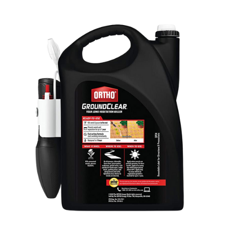 Ortho GroundClear Year Long Vegetation Killer, 1.33 Gal. (5.03 liters) - With Comfort Wand
