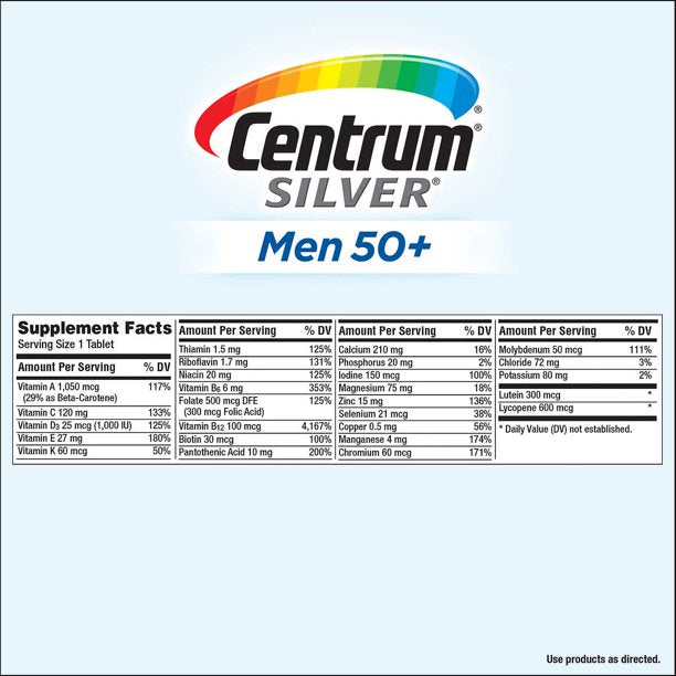 Centrum Silver Men's Multivitamin - 275 Ct.