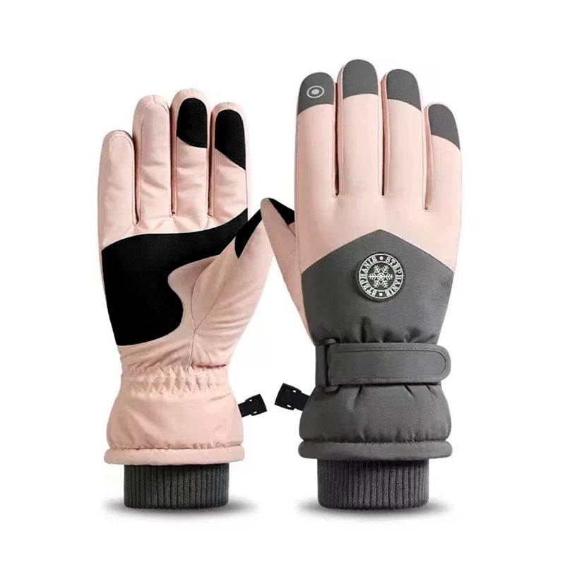 Ski Gloves Waterproof Touchscreen Snowboard Gloves, Warm Winter Snow Gloves for Cold Weather, Fits Both Men & Women