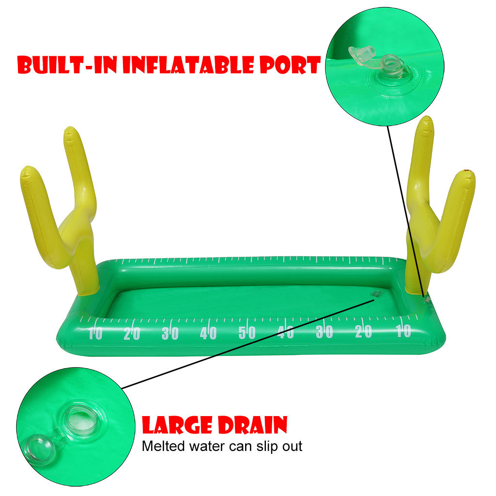 Summerella Dream, Inflatable Pool Table Serving Bar Large Buffet Tray Server With Drain Plug