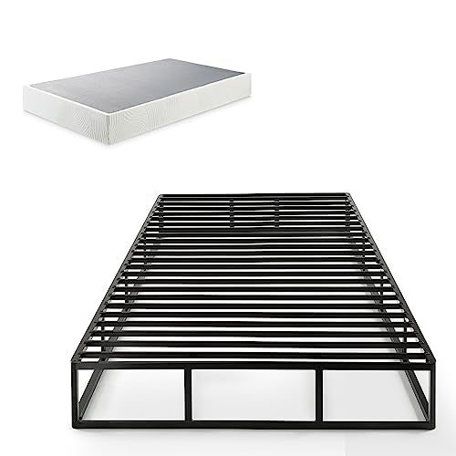 ZINUS Quick Lock Metal Smart Box Spring / 9 Inch Mattress Foundation / Strong Metal Structure / Easy Assembly, Twin