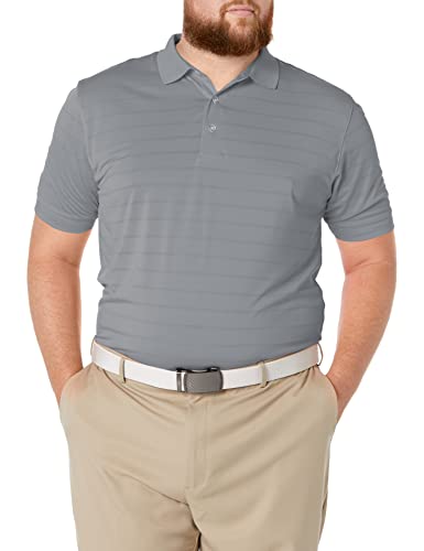 Callaway Men's Basic Short Sleeve Opti-Vent Open Mesh Polo Golf Shirt, Quiet Shade , Large