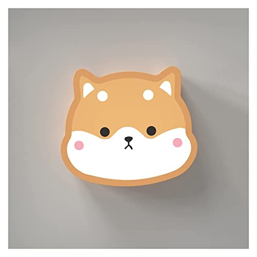 LED Dog Wall Lamp Children's Room Wall Sconce Cartoon Kids Bedroom Decor Night Light, Cute Yellow Wall Mount Lighting Fixture, Nursery Kindergarten Boy Girl Wall Lamps (Color : 3000k)