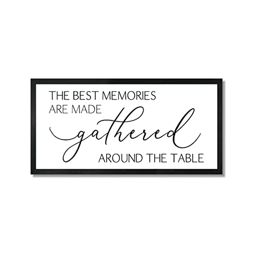 Dining room decor-wall sign-the best memories are made gathered around the table-dining room decor