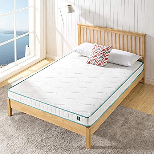 Zinus 6 Inch Tight Top Spring Mattress / Innerspring Mattress / CertiPUR-US Certified / Mattress-in-a-Box, Queen