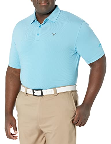 Callaway Men's Pro Spin Fine Line Short Sleeve Golf Shirt (Size X-Small-4X Big & Tall), Hawaiian Ocean, X Large