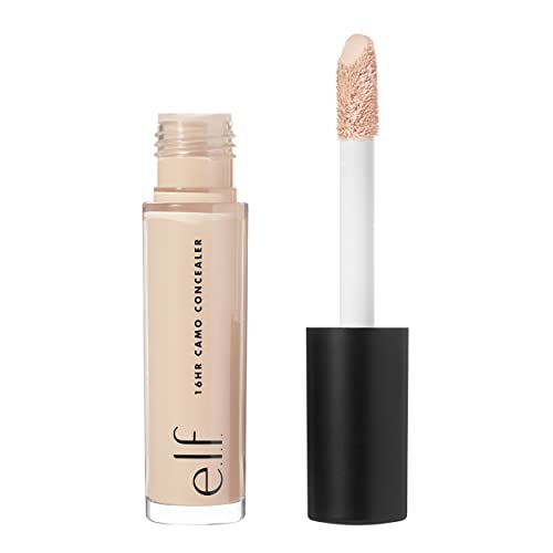 e.l.f. 16HR Camo Concealer, Full Coverage & Highly Pigmented, Matte Finish, Medium Golden, 0.203 Fl Oz (6mL)