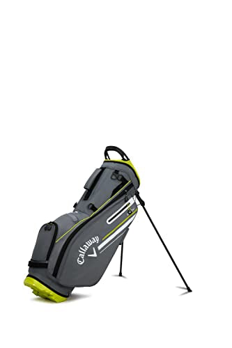 Callaway Golf Chev Stand Bag (Charcoal/Flow Yellow)