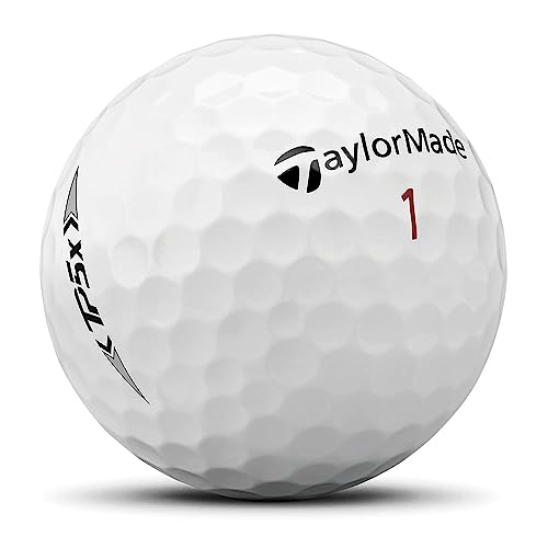 Taylor Made Unisex's TP5 X Golf Balls, White, One Size